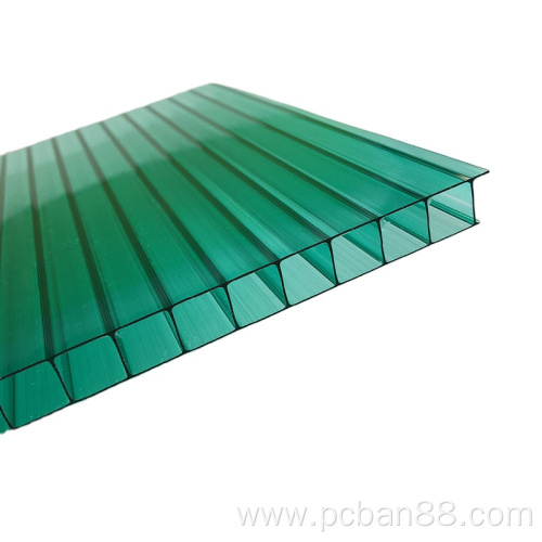 pc hollow sheet greenhouse roofing